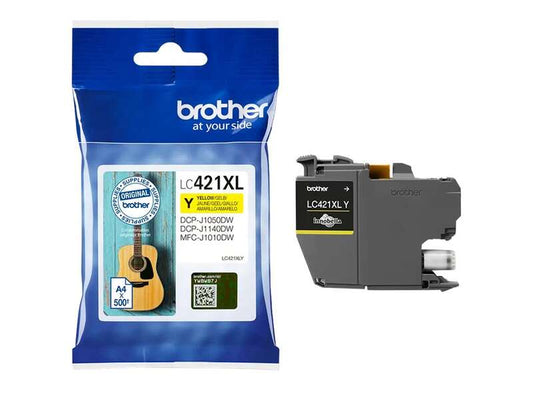Cartucho Brother LC421 XL AMARILLO